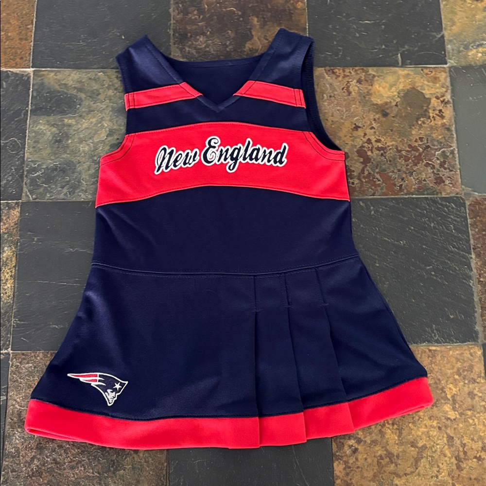 Infant New England Patriots cheerleading outfit size 18mo